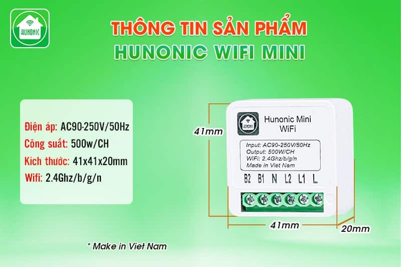 cong tac thong minh hunonic wifi mini 3