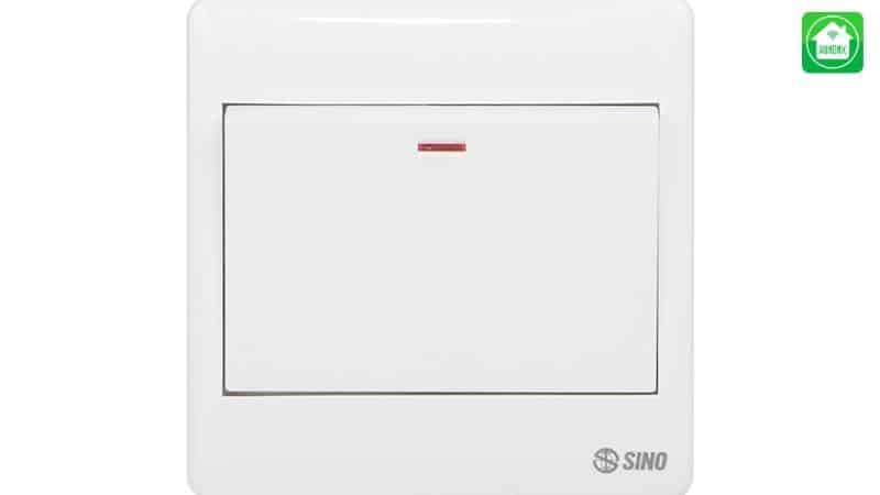 Công tắc Sino sở hữu thiết kế khá bắt mắt, mẫu mã phong phú