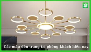 Đèn trang trí phòng khách
