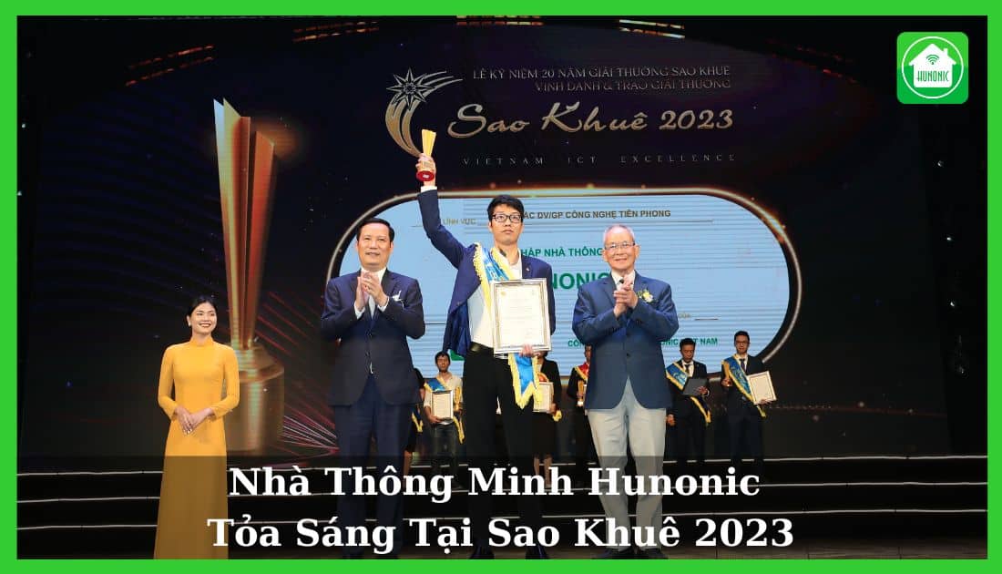 nhà thông minh Hunonic nhận giải sao khuê
