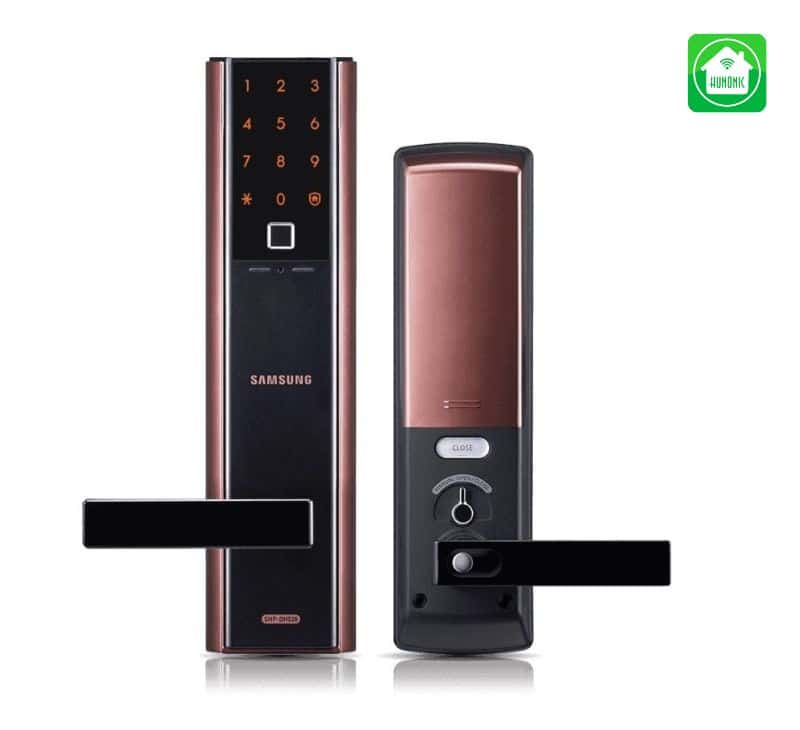 Top 15 Khóa cửa điện tử giá hợp lý, chất lượng và uy tín 2026 8 Khóa điện tử Samsung SHP-DH538 giúp ngôi nhà an toàn tuyệt đối