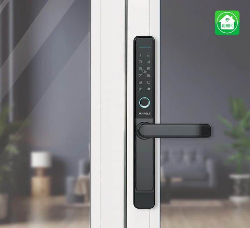 Top 15 Khóa cửa điện tử giá hợp lý, chất lượng và uy tín 2026 11 Khóa cửa điện tử IBC sử dụng công nghệ bảo mật độc quyền Bio4