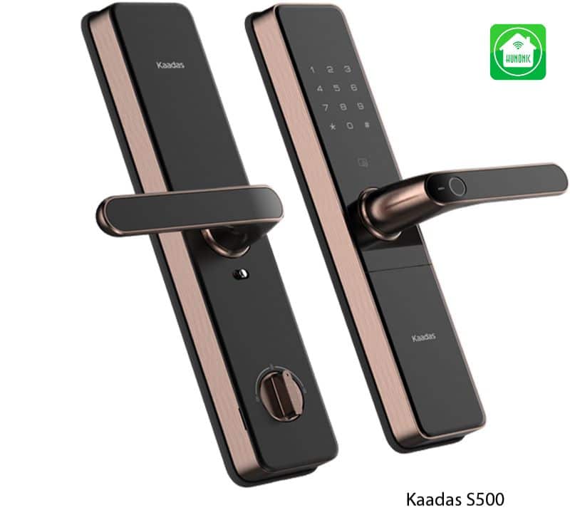 Top 15 Khóa cửa điện tử giá hợp lý, chất lượng và uy tín 2026 19 Khóa vân tay điện tử Kaadas S500 - C mang vẻ thanh lịch