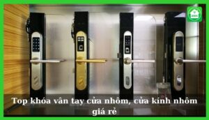 Khóa vân tay cửa nhôm