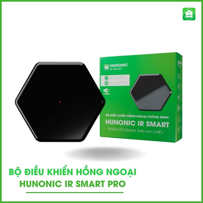 Bộ điều khiển hồng ngoại wifi Hunonic IR Smart Pro, điều khiển Tivi, Điều Hoà qua điện thoại 1 BO DIEU KHIEN HONG NGOAI IR SMARTPRO