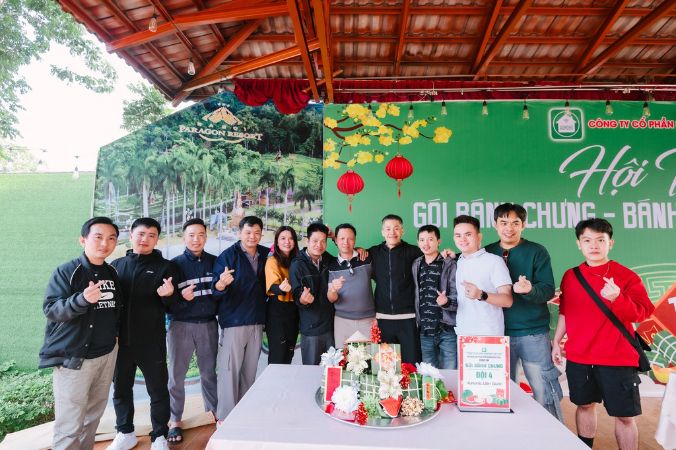 thi gói bánh chưng hunonic