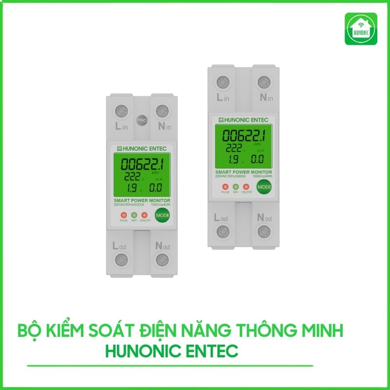 Bộ Kiểm Soát Điện Năng Thông Minh Wifi HUNONIC ENTEC