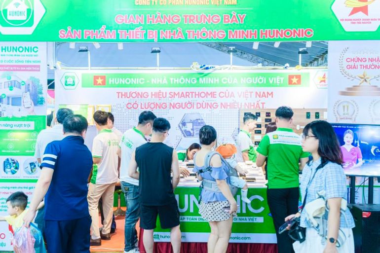 hunonic tại hội chợ ocop