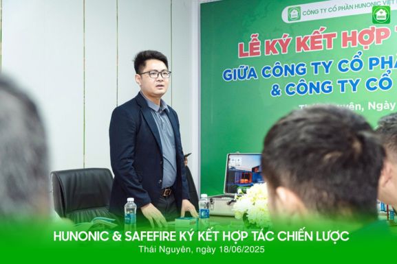 hunonic ký kết hợp tác với safefire