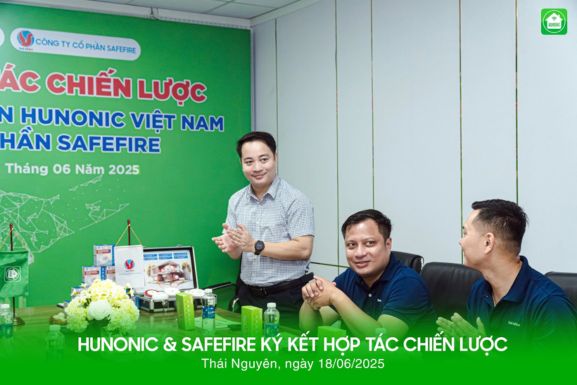 hunonic ký kết hợp tác với safefire