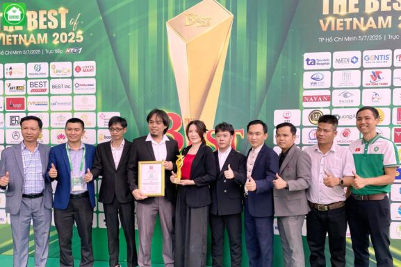 hunonic nhận giải the best viet nam