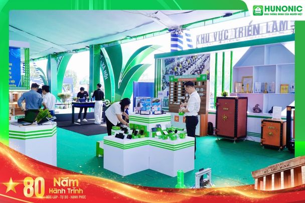 Hunonic góp mặt tại Triển lãm A80 – Tự hào thương hiệu Smarthome Việt