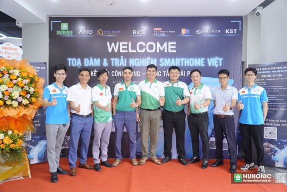 Hunonic Việt Nam – Nhà Tài Trợ Kim Cương tại Tọa đàm & Trải nghiệm Smarthome Việt 2025 6 Hunonic tài trợ tại tọa đàm
