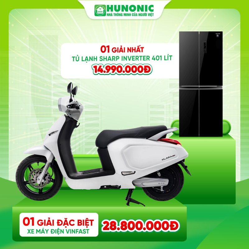 Sắm Hunonic, nhận ngay vé vàng vào thế giới quà tặng khổng lồ lên đến 200 triệu 2 sắm hunonic nhận quà cực thích