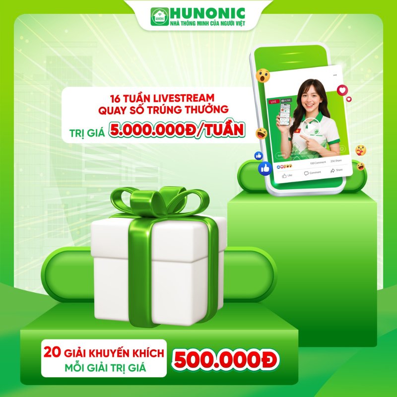Sắm Hunonic, nhận ngay vé vàng vào thế giới quà tặng khổng lồ lên đến 200 triệu 4 sắm hunonic nhận quà cực thích