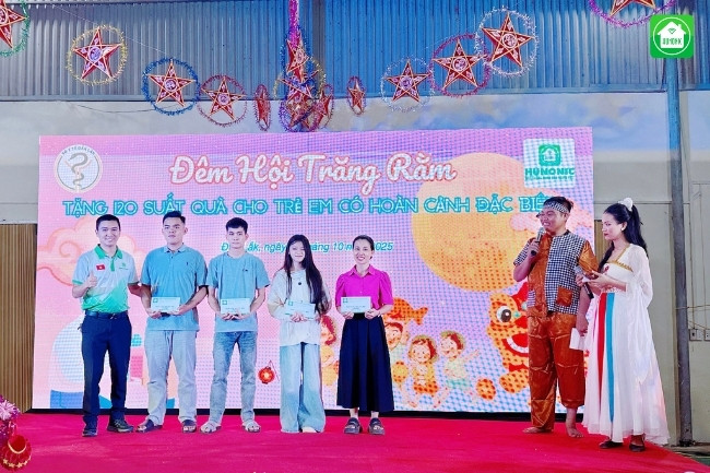 hunonic đồng hành cũng trẻ em khó khăn tỉnh daklak