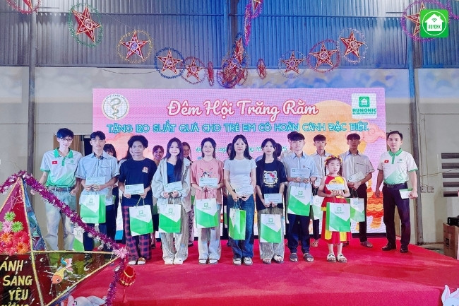 hunonic đồng hành cũng trẻ em khó khăn tỉnh daklak