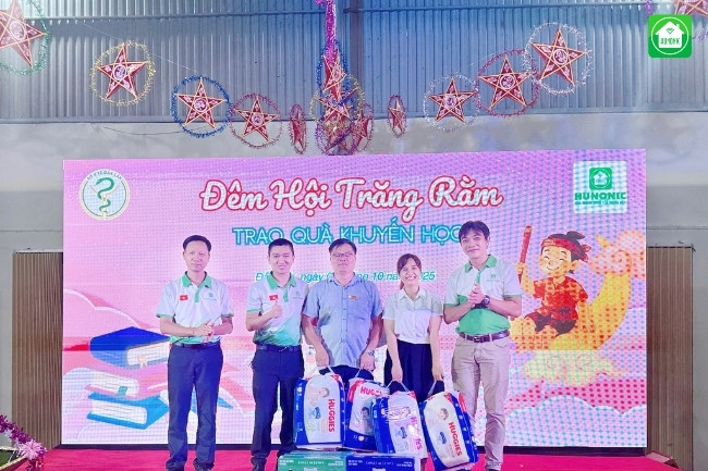hunonic đồng hành cũng trẻ em khó khăn tỉnh daklak