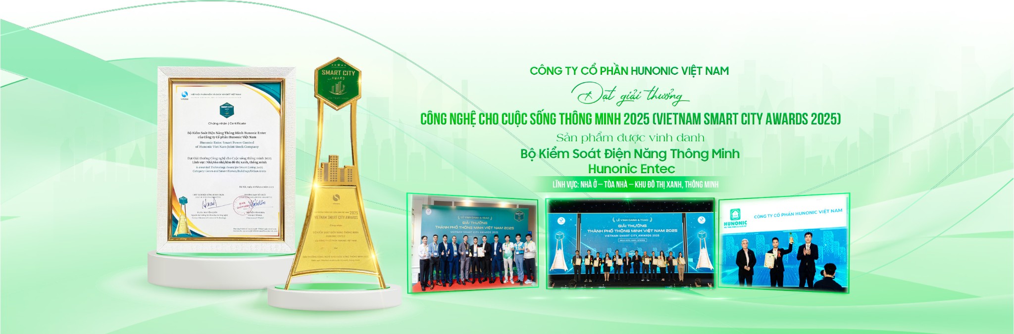hunonic nhận giải smart city 2025