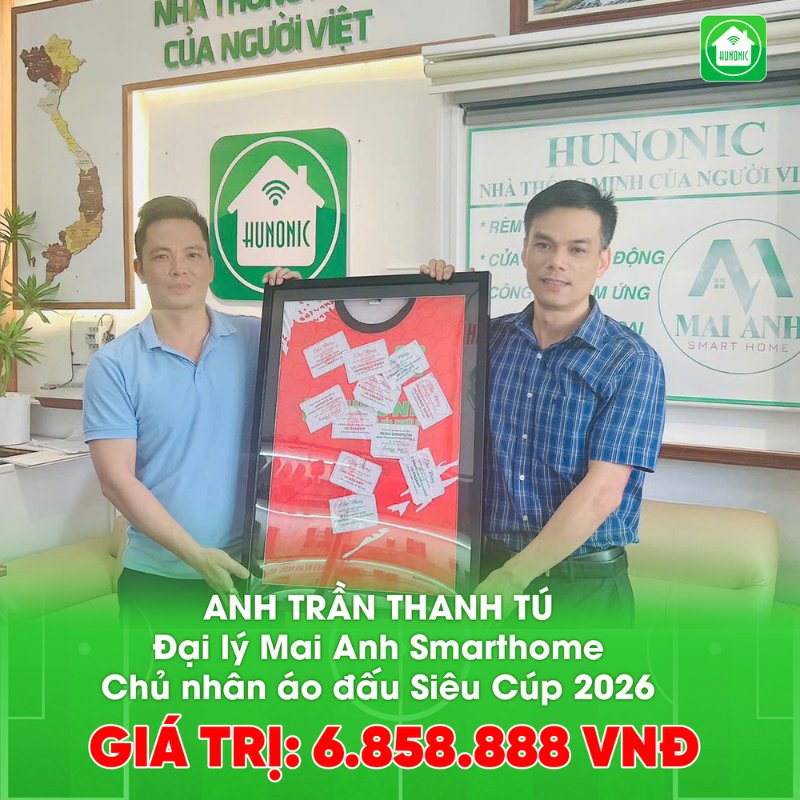 Hunonic đấu giá giải thưởng vào quỹ từ thiện