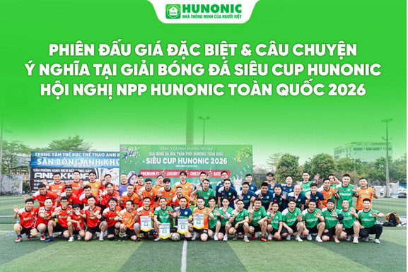 Hunonic đấu giá giải thưởng vào quỹ từ thiện