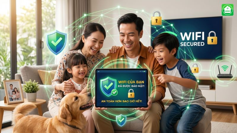 bảo mật wifi nhà thông minh
