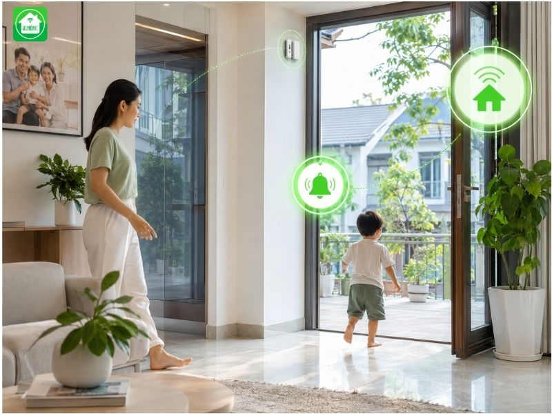 Ứng dụng Hunonic quản lý được những gì trong một ngôi nhà thông minh? 4 cam bien cua
