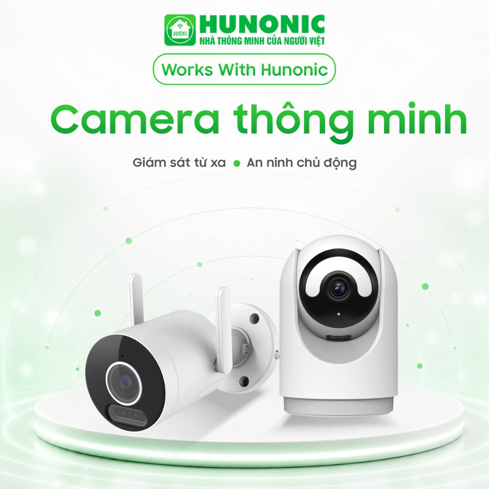 Camera thông minh Works with Hunonic