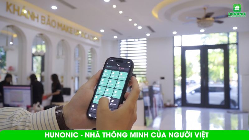 Giải pháp điện thông minh Hunonic: Bí quyết quản lý vận hành "siêu nhàn" cho Studio 5 tầng 1 studio thong minh nghe an