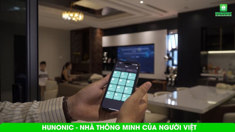 Giải pháp điện thông minh Hunonic: Bí quyết quản lý vận hành "siêu nhàn" cho Studio 5 tầng 4 studio thong minh nghe an2
