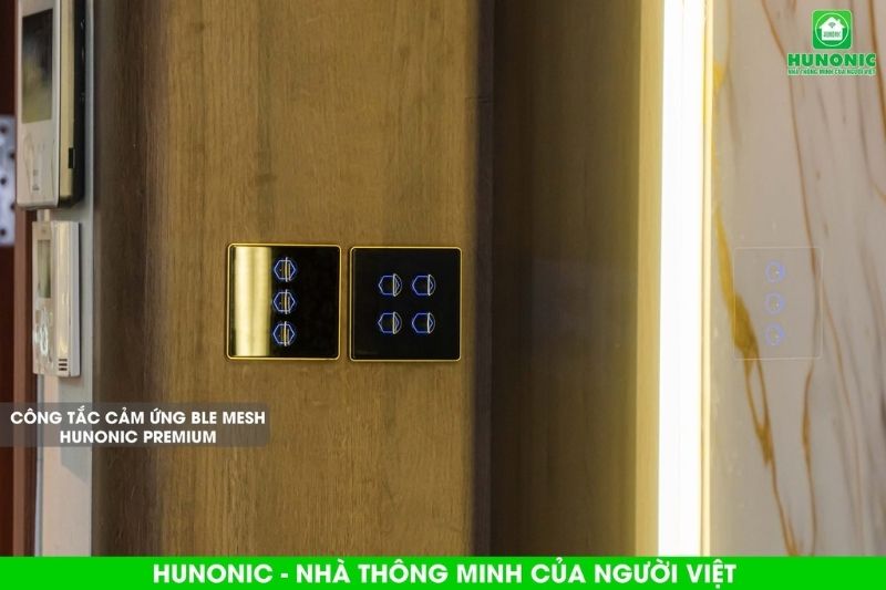 Công tắc thông minh Hunonic có gì khác biệt về thiết kế, chất liệu và độ hoàn thiện