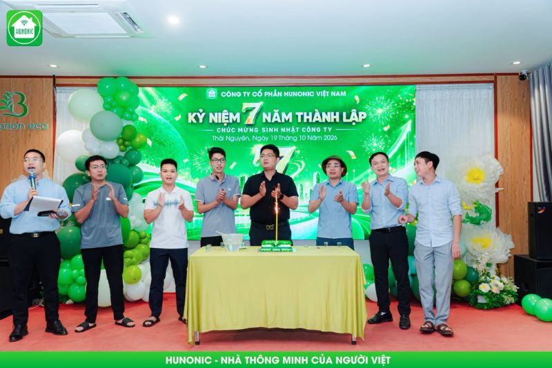 Hunonic kỷ niệm 7 năm thành lập: Một hành trình bền bỉ, một chặng đường mới 2 sinh nhat hunonic 7 nam4