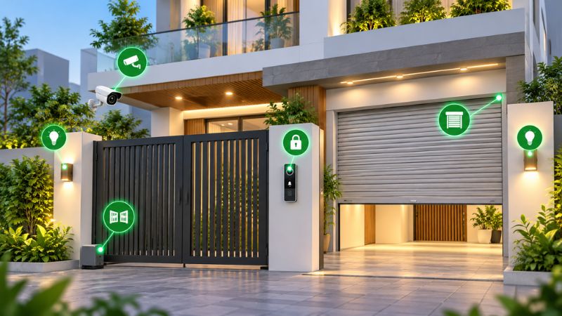 Smart Home cho nhà phố nhiều tầng cần lưu ý gì để hệ thống vận hành ổn định? 5 smarthome cho nhà nhiều tầng