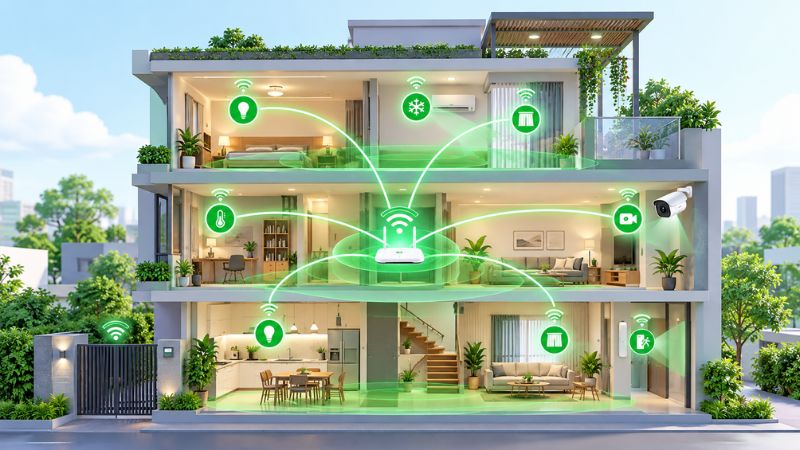 Smart Home cho nhà phố nhiều tầng cần lưu ý gì để hệ thống vận hành ổn định? 2 smarthome cho nhà nhiều tầng
